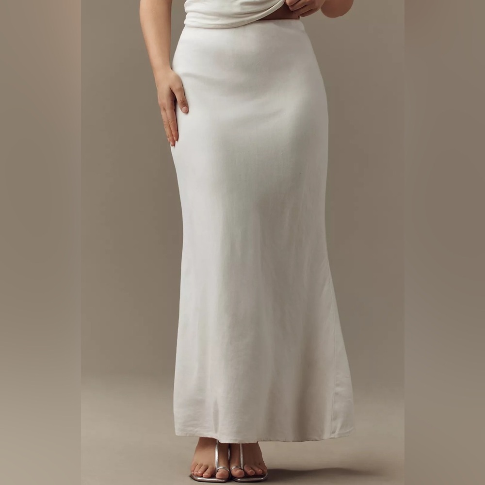 The Tilda Maxi Slip Skirt: Linen Edition